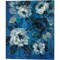 Loose Flowers on Blue by Silvia Vassileva 12" x 15" Canvas Wall Art (Set of 2)